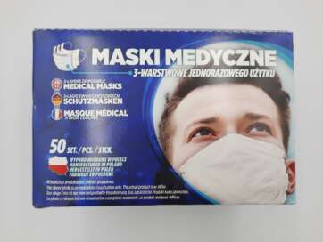 Maseczki medyczne 3-warstowe