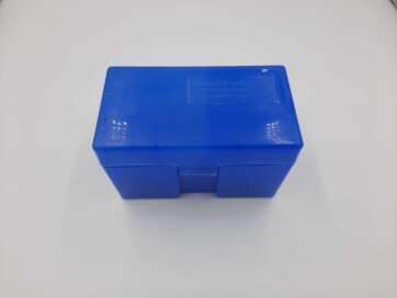 Pudełko na amunicje kolor niebieski