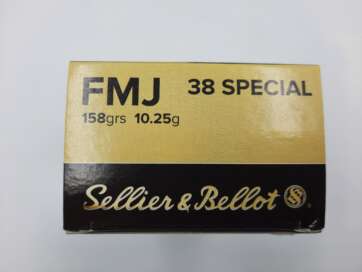 Amunicja .38 Special 158 gr. Sellier Bellot