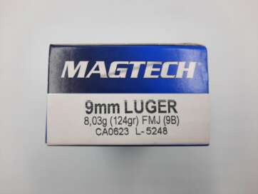 Amunicja 9 mm luger 125 gr. Magtech