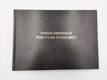 Księga pobytu na strzelnicy